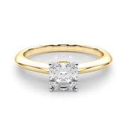 Heirloom 6 Prong Solitaire Round Diamond Engagement Ring in 10K/14K gold and platinum with certified lab-grown or natural diamonds