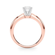 Heirloom 6 Prong Solitaire Round Diamond Engagement Ring in 10K/14K gold and platinum with certified lab-grown or natural diamonds