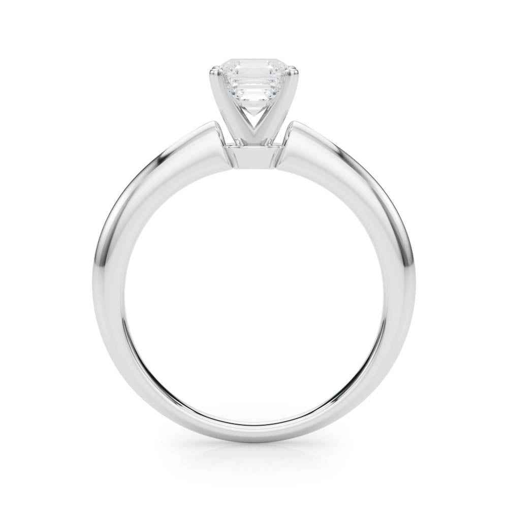 Heirloom 6 Prong Solitaire Round Diamond Engagement Ring in 10K/14K gold and platinum with certified lab-grown or natural diamonds