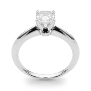 Heirloom 6 Prong Solitaire Round Diamond Engagement Ring in 10K/14K gold and platinum with certified lab-grown or natural diamonds
