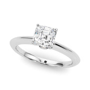 Heirloom 6 Prong Solitaire Round Diamond Engagement Ring in 10K/14K gold and platinum with certified lab-grown or natural diamonds