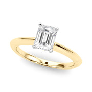 Heirloom 6 Prong Solitaire Round Diamond Engagement Ring in 10K/14K gold and platinum with certified lab-grown or natural diamonds
