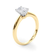 Heirloom 6 Prong Solitaire Round Diamond Engagement Ring in 10K/14K gold and platinum with certified lab-grown or natural diamonds