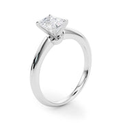 Heirloom 6 Prong Solitaire Round Diamond Engagement Ring in 10K/14K gold and platinum with certified lab-grown or natural diamonds