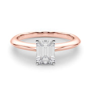 Heirloom 6 Prong Solitaire Round Diamond Engagement Ring in 10K/14K gold and platinum with certified lab-grown or natural diamonds