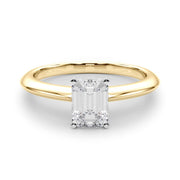 Heirloom 6 Prong Solitaire Round Diamond Engagement Ring in 10K/14K gold and platinum with certified lab-grown or natural diamonds