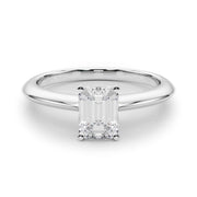 Heirloom 6 Prong Solitaire Round Diamond Engagement Ring in 10K/14K gold and platinum with certified lab-grown or natural diamonds