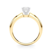 Heirloom 6 Prong Solitaire Round Diamond Engagement Ring in 10K/14K gold and platinum with certified lab-grown or natural diamonds