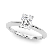 Heirloom 6 Prong Solitaire Round Diamond Engagement Ring in 10K/14K gold and platinum with certified lab-grown or natural diamonds