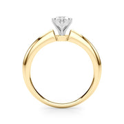 Heirloom 6 Prong Solitaire Round Diamond Engagement Ring in 10K/14K gold and platinum with certified lab-grown or natural diamonds