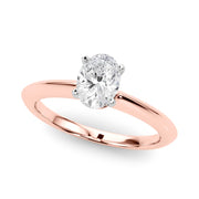 Heirloom 6 Prong Solitaire Round Diamond Engagement Ring in 10K/14K gold and platinum with certified lab-grown or natural diamonds