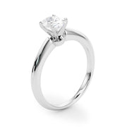 Heirloom 6 Prong Solitaire Round Diamond Engagement Ring in 10K/14K gold and platinum with certified lab-grown or natural diamonds