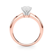 Heirloom 6 Prong Solitaire Round Diamond Engagement Ring in 10K/14K gold and platinum with certified lab-grown or natural diamonds