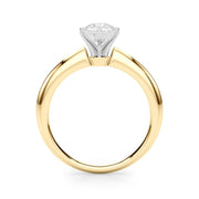Heirloom 6 Prong Solitaire Round Diamond Engagement Ring in 10K/14K gold and platinum with certified lab-grown or natural diamonds