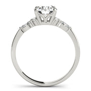 Luxury Sparkling Three-Stone Diamond Engagement Ring in 10K/14K gold and platinum with certified lab-grown or natural diamonds