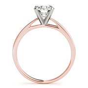 Resplendent Cathedral Mounting Round Diamond Engagement Ring in 10K/14K gold and platinum with certified lab-grown or natural diamonds