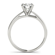 Resplendent Cathedral Mounting Round Diamond Engagement Ring in 10K/14K gold and platinum with certified lab-grown or natural diamonds