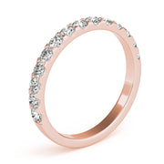 Diamond Half Eternity Ring in Gold & Platinum