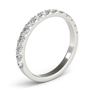 Diamond Half Eternity Ring in Gold & Platinum