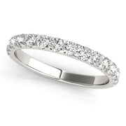 Diamond Half Eternity Ring in Gold & Platinum