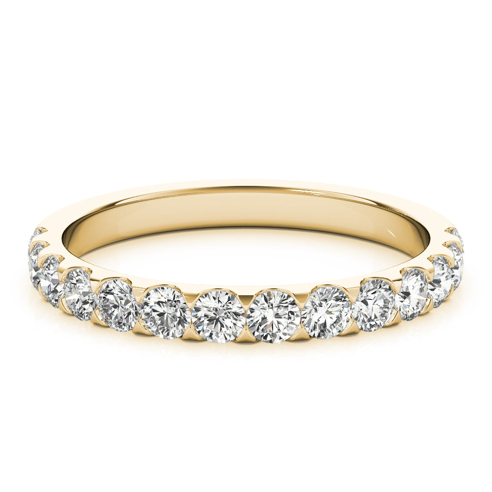 Diamond Half Eternity Ring in Gold & Platinum