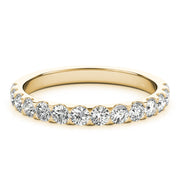 Diamond Half Eternity Ring in Gold & Platinum