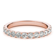 Diamond Half Eternity Ring in Gold & Platinum
