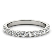 Diamond Half Eternity Ring in Gold & Platinum