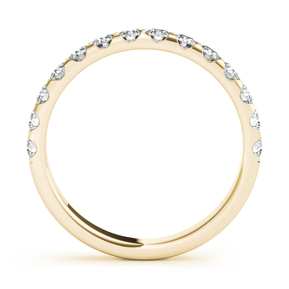 Diamond Half Eternity Ring in Gold & Platinum