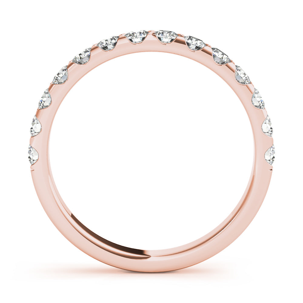 Diamond Half Eternity Ring in Gold & Platinum