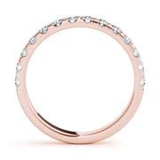 Diamond Half Eternity Ring in Gold & Platinum