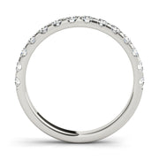 Diamond Half Eternity Ring in Gold & Platinum