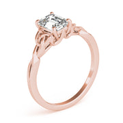 Eternal Cut Color Solitaire Emerald Diamond Engagement Ring â€” 10K/14K Gold & Platinum