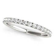 Diamond Half Eternity Ring in Gold & Platinum