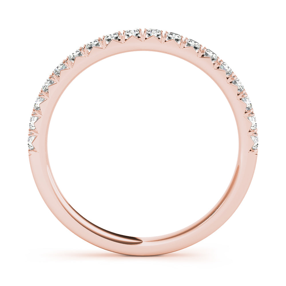 Diamond Half Eternity Ring in Gold & Platinum