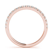 Diamond Half Eternity Ring in Gold & Platinum