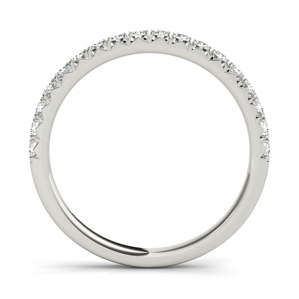 Diamond Half Eternity Ring in Gold & Platinum