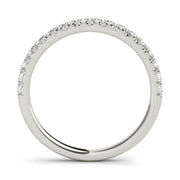 Diamond Half Eternity Ring in Gold & Platinum