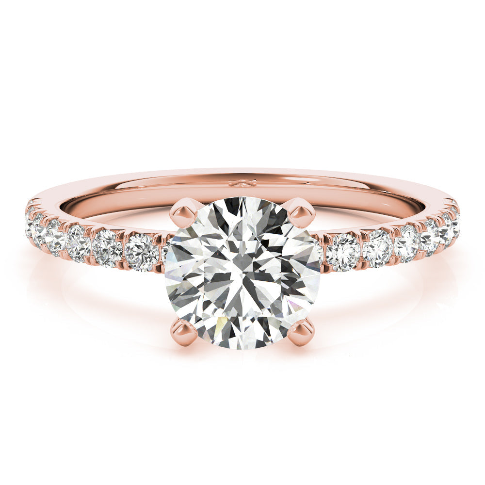 Diamond Half Eternity Ring in Gold & Platinum