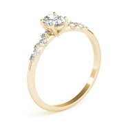 Regal Fashion Rings Oval Diamond Engagement Ring in 10K/14K gold and platinum with certified lab-grown or natural diamonds
