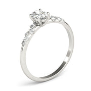 Regal Fashion Rings Oval Diamond Engagement Ring in 10K/14K gold and platinum with certified lab-grown or natural diamonds