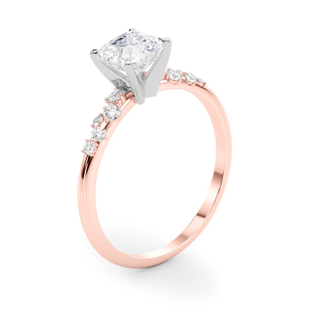 Regal Fashion Rings Oval Diamond Engagement Ring in 10K/14K gold and platinum with certified lab-grown or natural diamonds