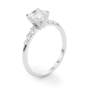 Regal Fashion Rings Oval Diamond Engagement Ring in 10K/14K gold and platinum with certified lab-grown or natural diamonds