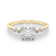 Regal Fashion Rings Oval Diamond Engagement Ring in 10K/14K gold and platinum with certified lab-grown or natural diamonds