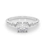 Regal Fashion Rings Oval Diamond Engagement Ring in 10K/14K gold and platinum with certified lab-grown or natural diamonds