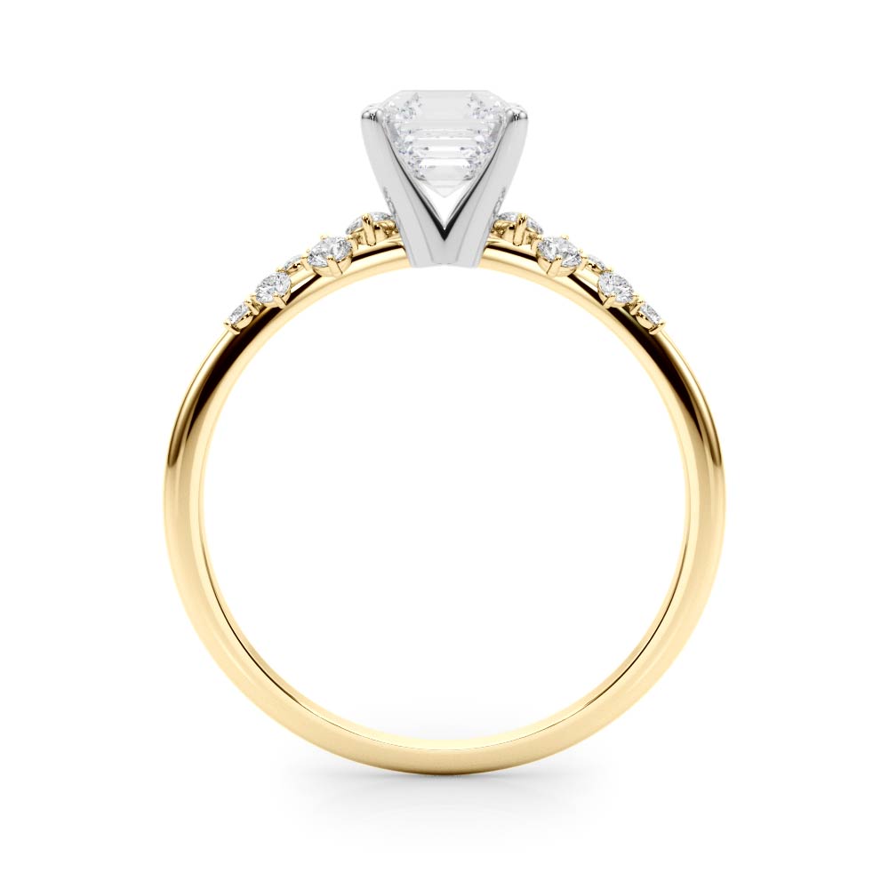 Regal Fashion Rings Oval Diamond Engagement Ring in 10K/14K gold and platinum with certified lab-grown or natural diamonds