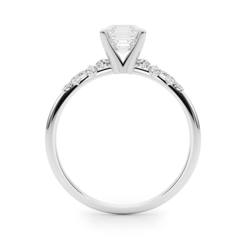 Regal Fashion Rings Oval Diamond Engagement Ring in 10K/14K gold and platinum with certified lab-grown or natural diamonds