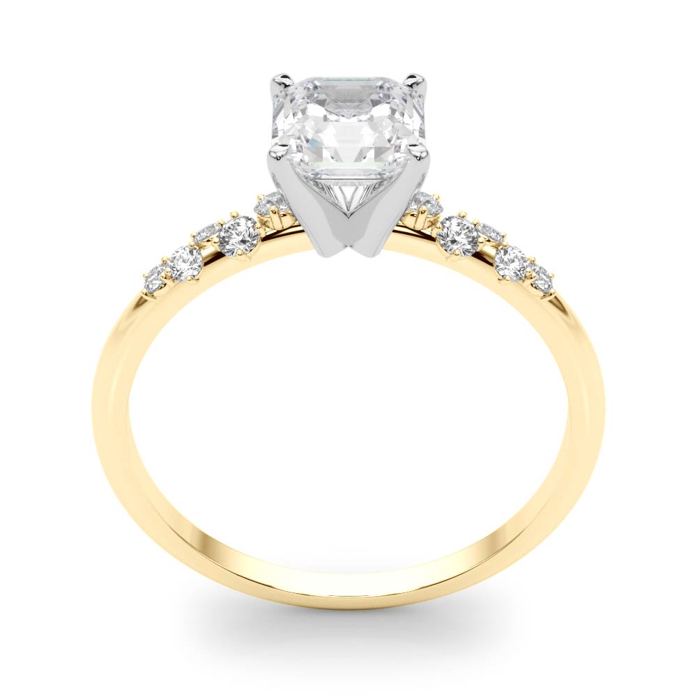 Regal Fashion Rings Oval Diamond Engagement Ring in 10K/14K gold and platinum with certified lab-grown or natural diamonds