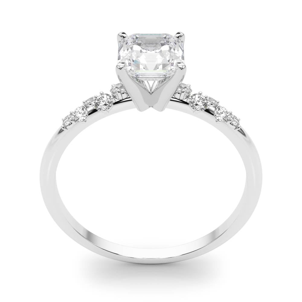 Regal Fashion Rings Oval Diamond Engagement Ring in 10K/14K gold and platinum with certified lab-grown or natural diamonds