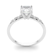 Regal Fashion Rings Oval Diamond Engagement Ring in 10K/14K gold and platinum with certified lab-grown or natural diamonds